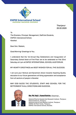 Enpee International School First Annual Day Celebration